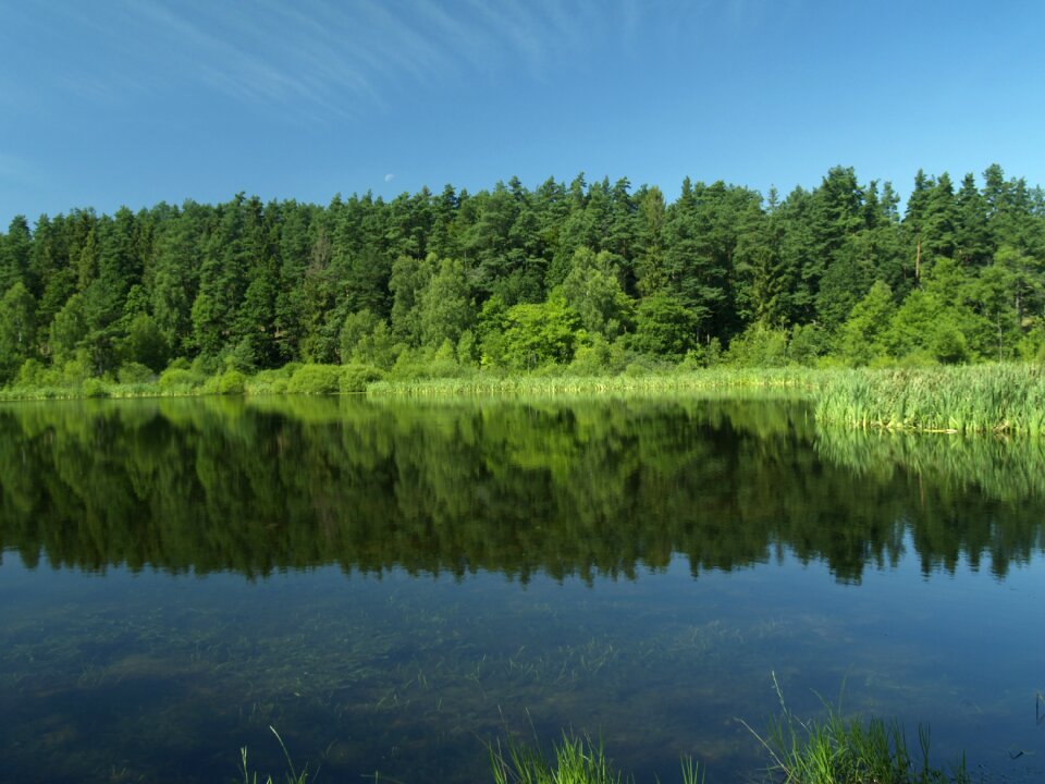 Poland landscape reflection