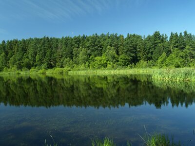 Poland landscape reflection photo