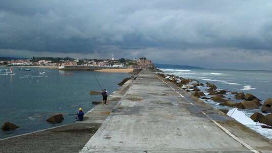 Port landscape sea