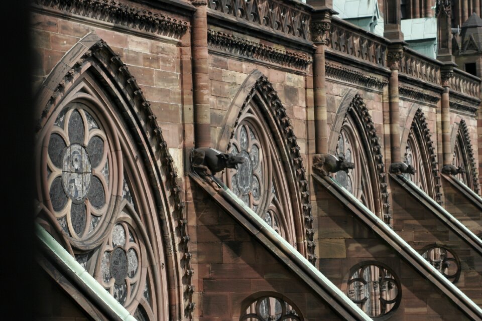 Strasbourg cathedral construction