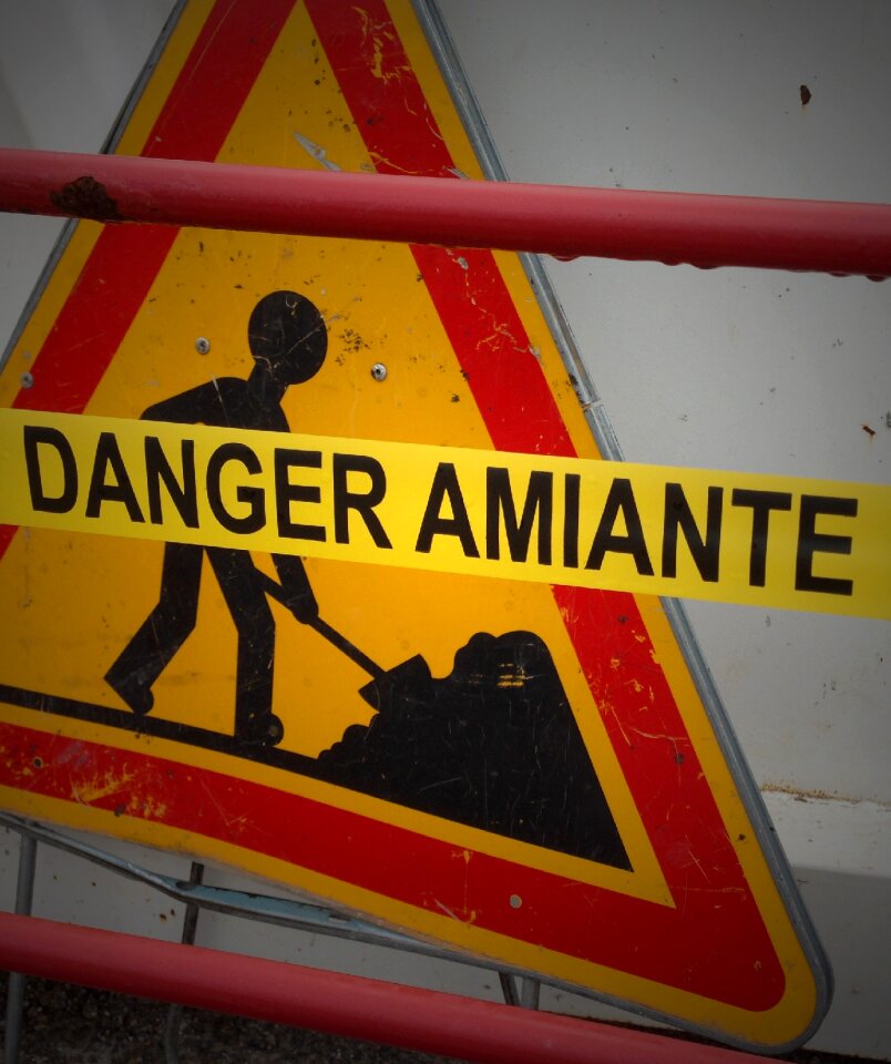 Asbestos hazard panel work
