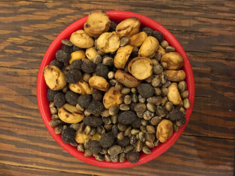 Cookies chickpeas dried fruits and nuts