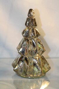 Christmas time metal silver