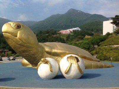 Donguibogam village good luck golden