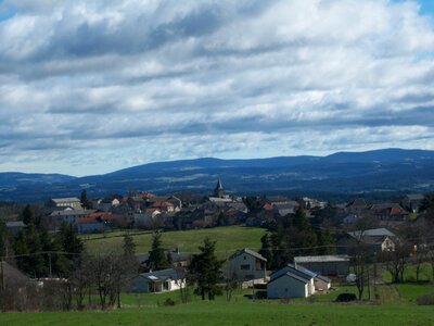 Village of saint-jeures auvergne high-loire photo