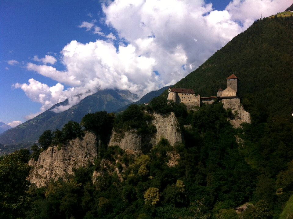 Castle south tyrol panorama