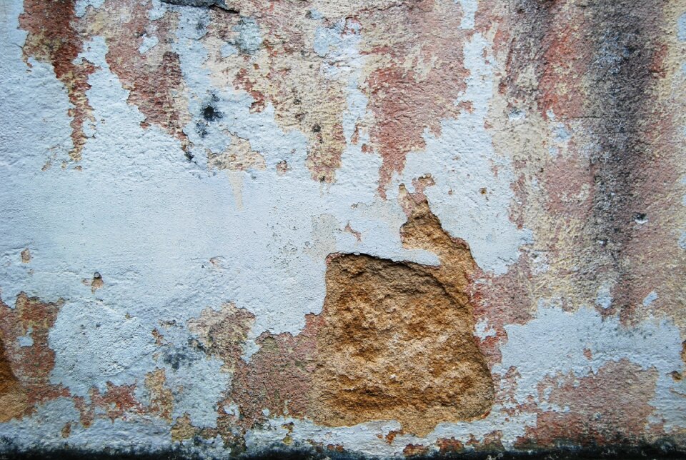 Old facade structure