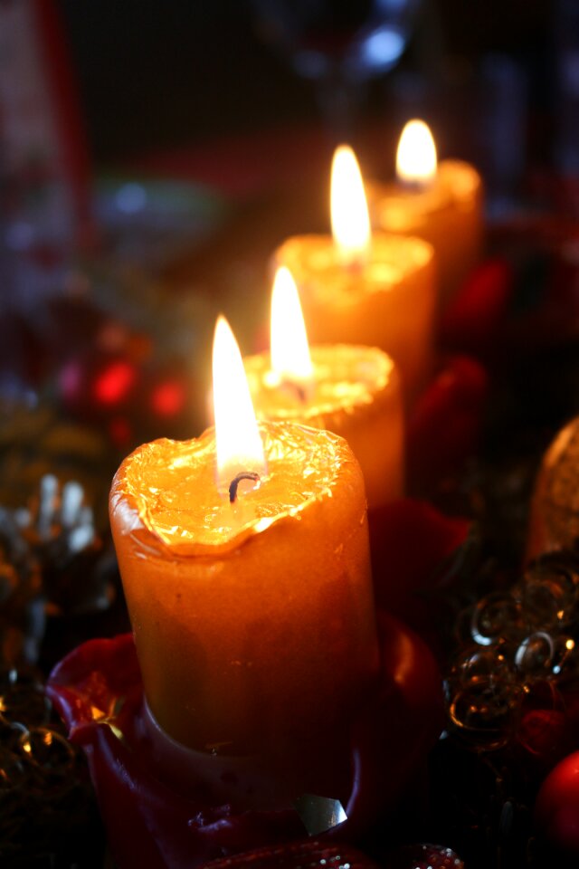 Candlelight christmas christmas motif