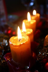 Candlelight christmas christmas motif photo