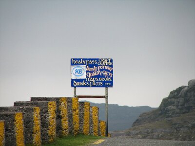 Road sign hill