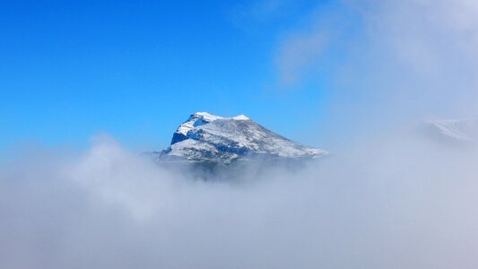 Fog sky switzerland