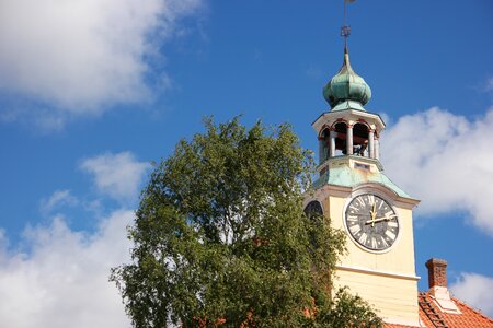 Finnish bell tower old town
