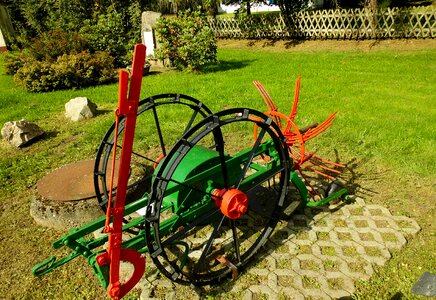 Old agriculture machine