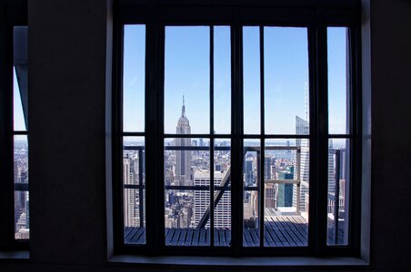 Window outlook rockefeller center photo