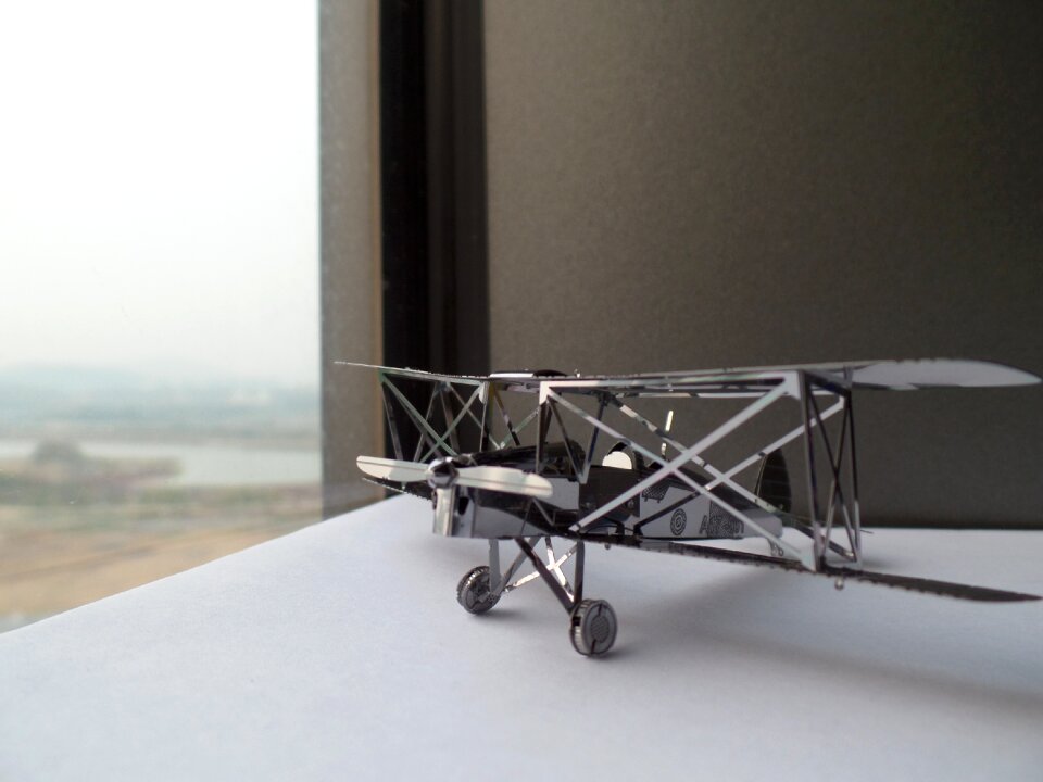 Miniatures toy model airplane