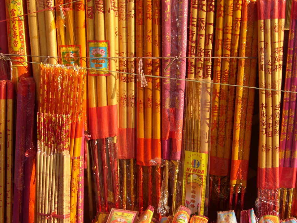Incense china temple