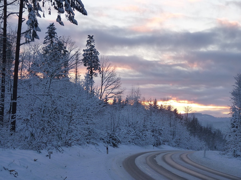 Road slippery roads roadway