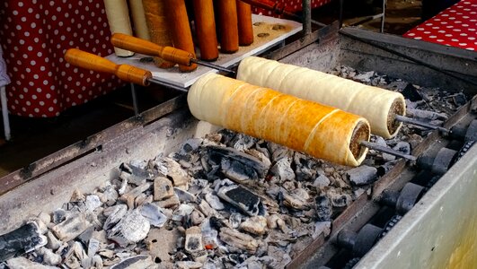 Traditional kalacs baked