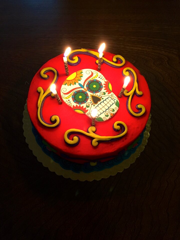 Celebration skull holiday