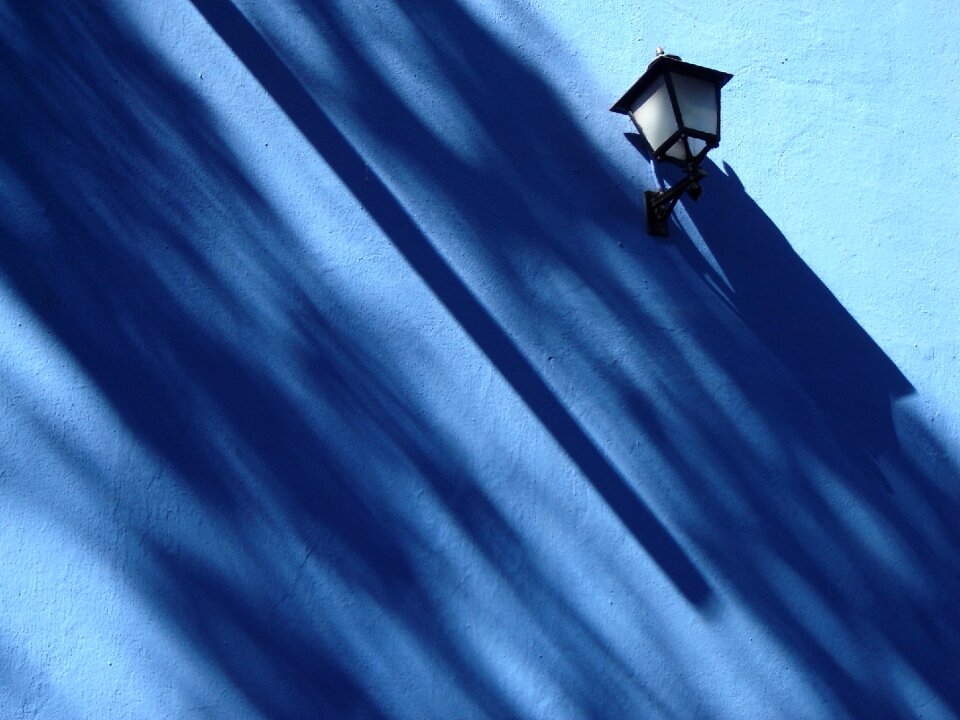 Blue lantern house