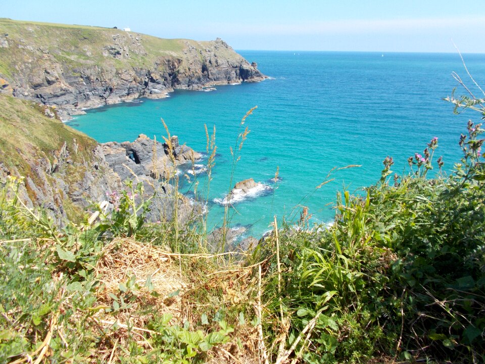 Landscape coastline england