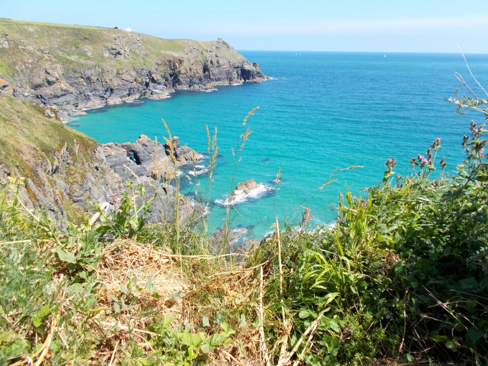 Landscape coastline england photo