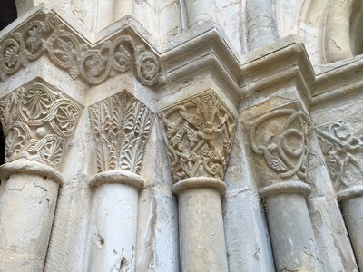 Old facade cathedral
