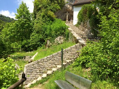 Stairs wall switzerland