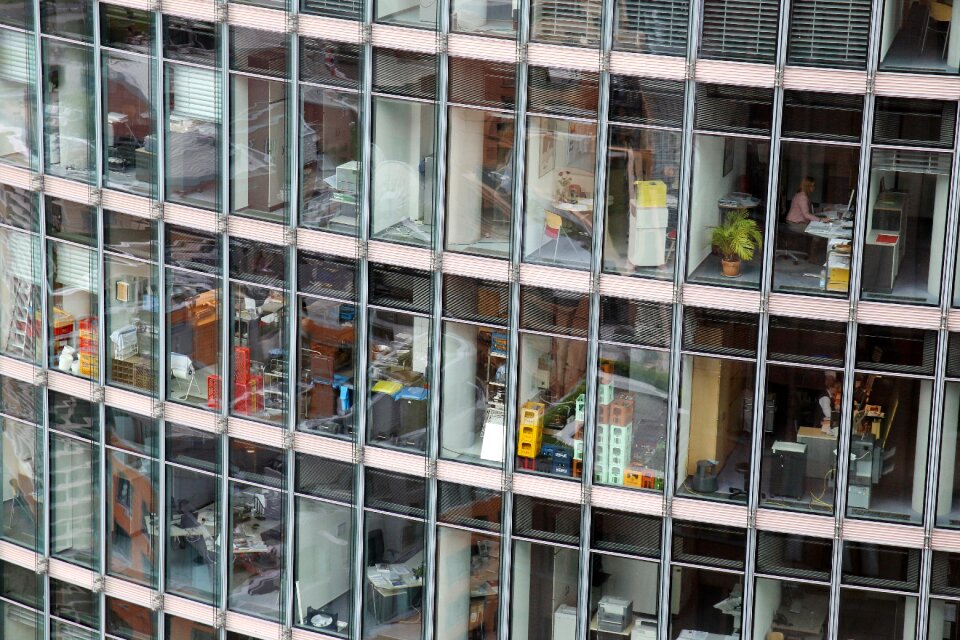 Building city window