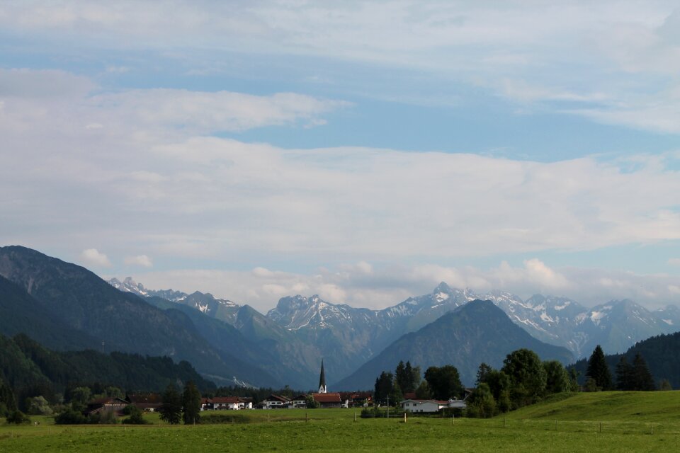 Steeple fishing landscape