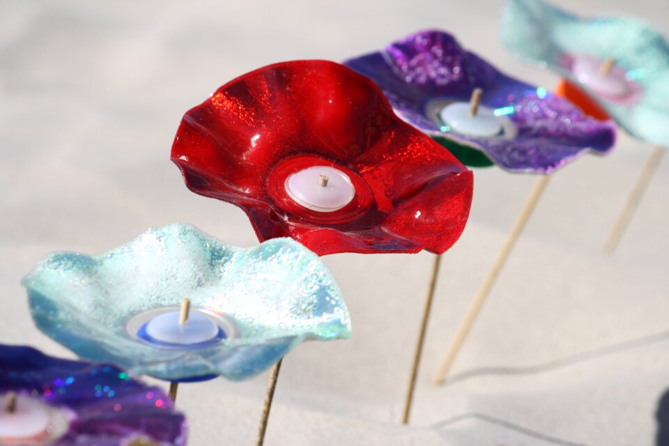 Candle poppy dummy