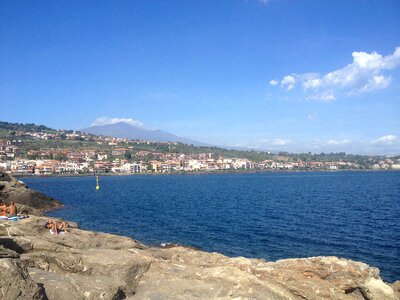 Sea etna sicily
