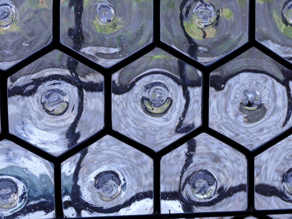 Historic center glass blocks disc
