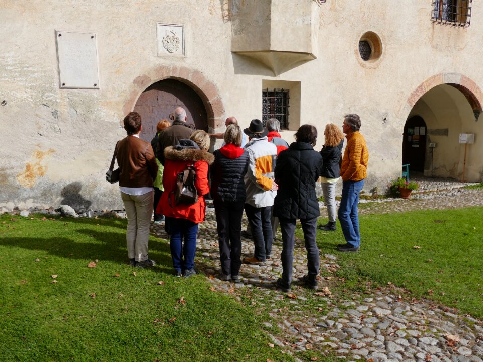 Museum queue visitors