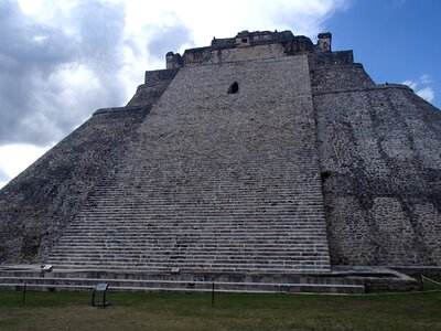 Yucatan maya pyramids photo