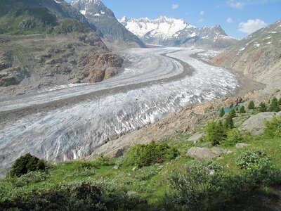 Glacier switzerland nature photo