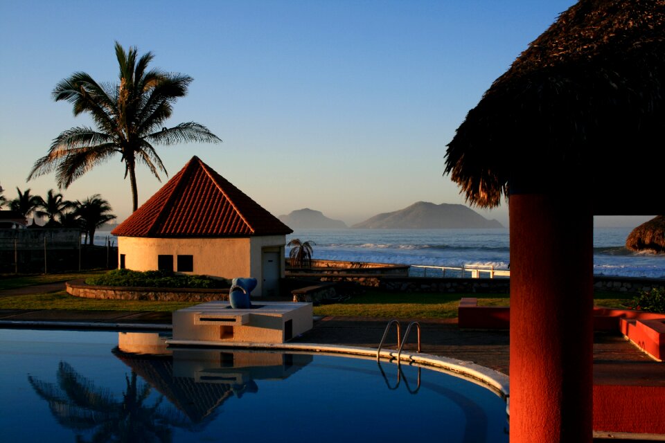 Sunset palms holiday