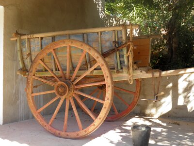 Rustic old wagon photo
