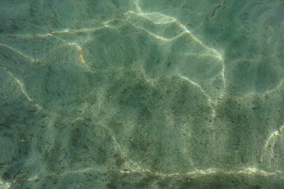 Sea pure water clarity