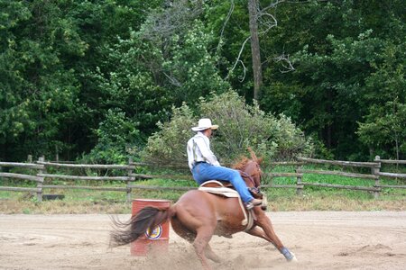 Western cowboy hat ranch photo