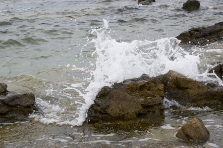 Rock water surf photo