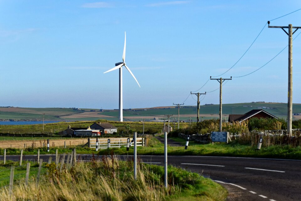 Turbine environment sky