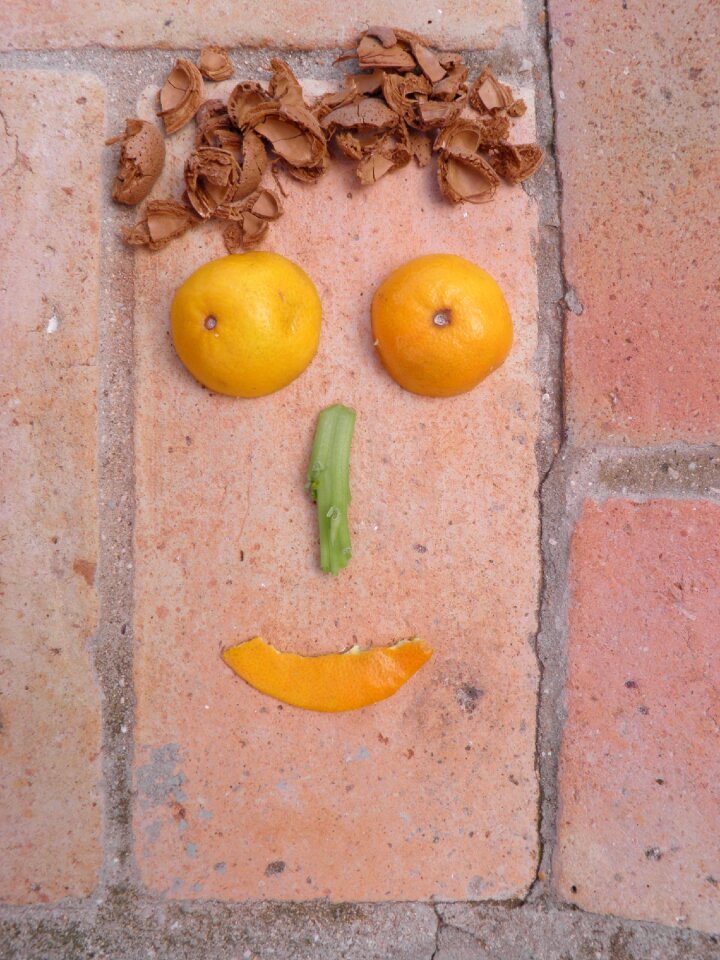 Happiness smiling expression
