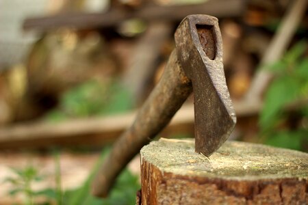 Lumberjack blade background photo