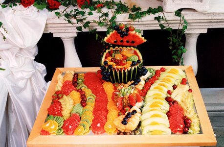 Arranged food appetizing