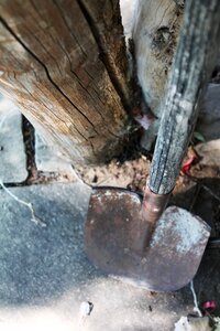 Gardening tools wood yard work