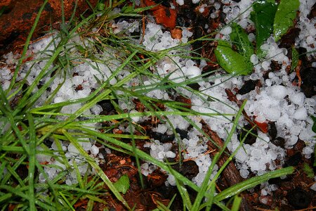 Ice hail storm