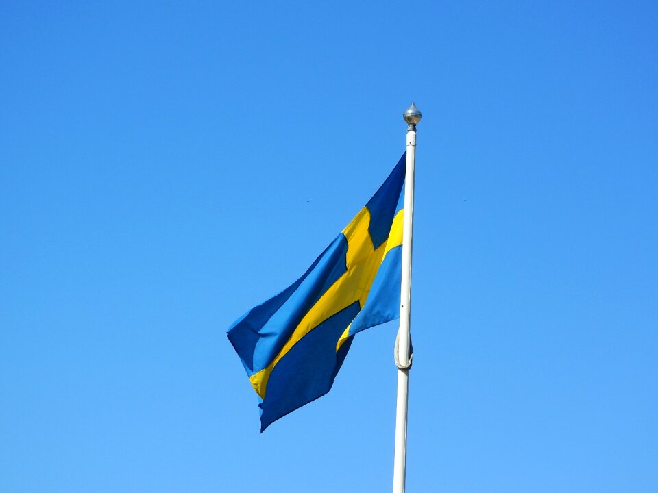 Sweden swedish flag scandinavia photo