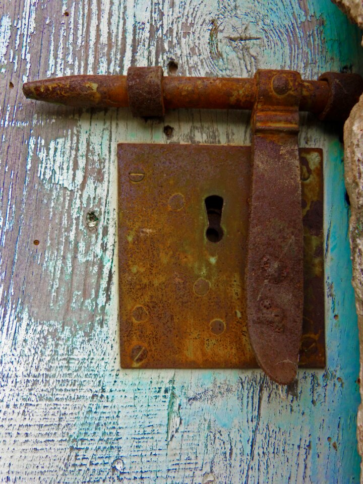 Vintage wood iron