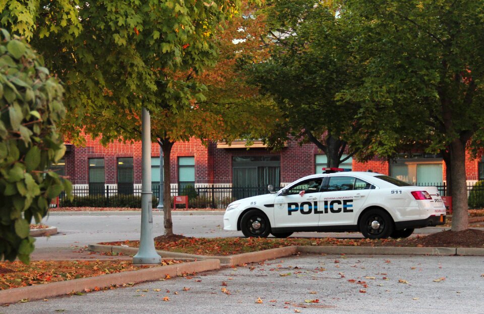 Campus police fall on campus